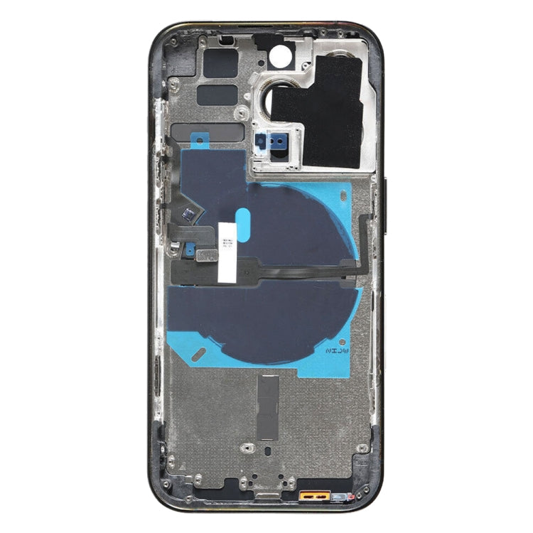 For iPhone 14 Pro Battery Back Cover with Power + Volume Flex Cable + Wireless Charging Module, Version:US Version