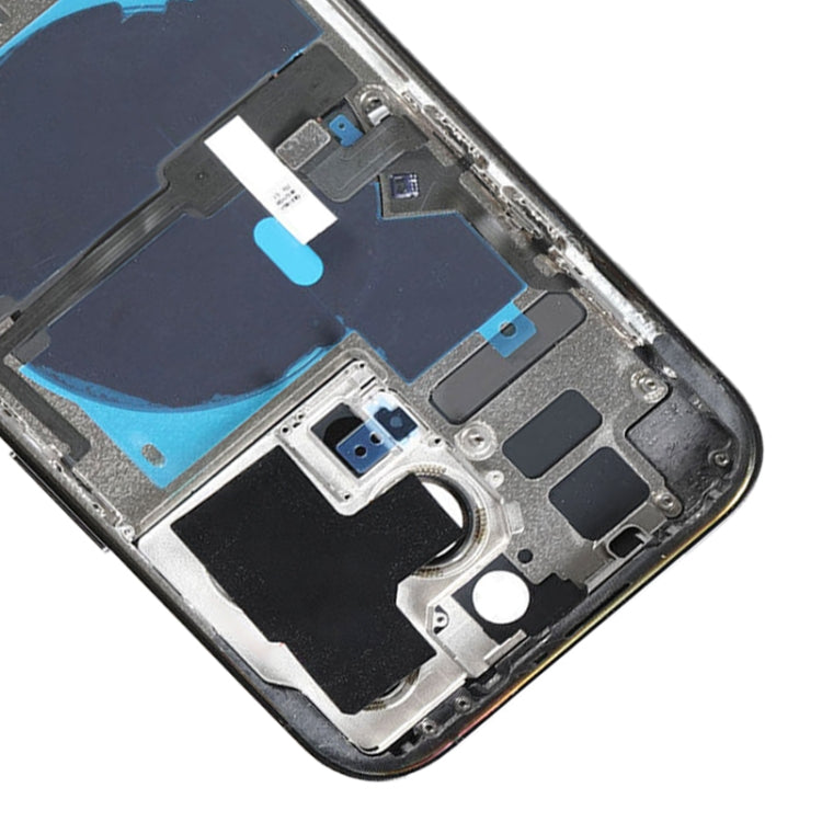 For iPhone 14 Pro Battery Back Cover with Power + Volume Flex Cable + Wireless Charging Module, Version:US Version