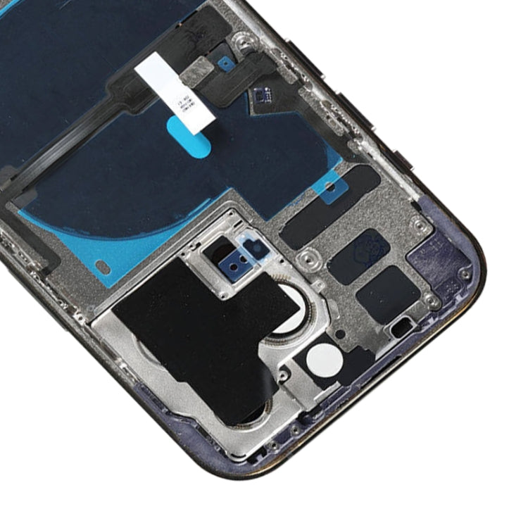 For iPhone 14 Pro Battery Back Cover with Power + Volume Flex Cable + Wireless Charging Module, Version:US Version