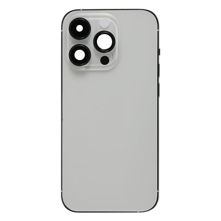 For iPhone 14 Pro Battery Back Cover with Power + Volume Flex Cable + Wireless Charging Module, Version:US Version