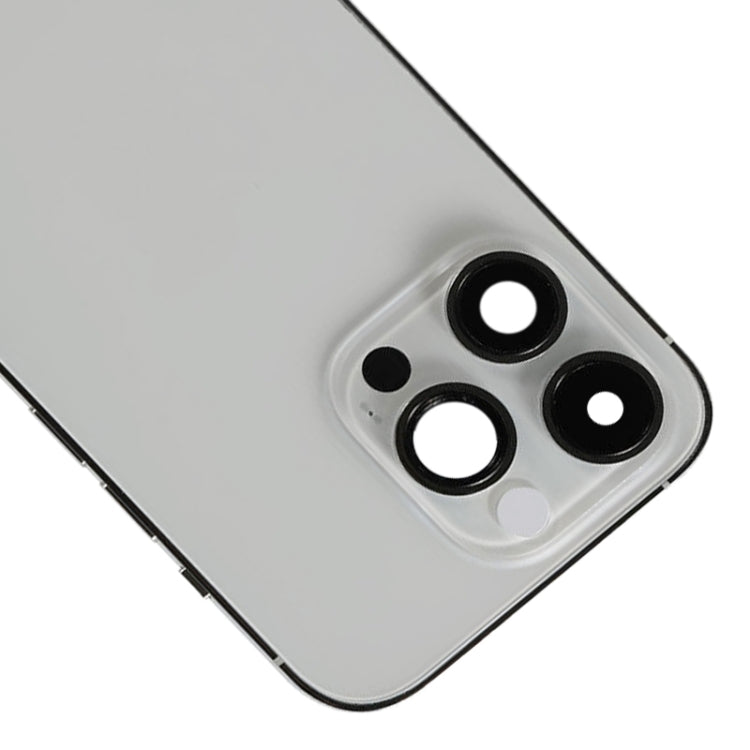 For iPhone 14 Pro Battery Back Cover with Power + Volume Flex Cable + Wireless Charging Module, Version:US Version
