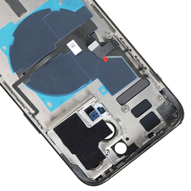 For iPhone 14 Pro Max Battery Back Cover with Power + Volume Flex Cable + Wireless Charging Module, Version:US Version