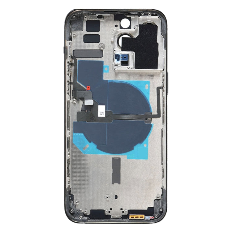 For iPhone 14 Pro Max Battery Back Cover with Power + Volume Flex Cable + Wireless Charging Module, Version:US Version