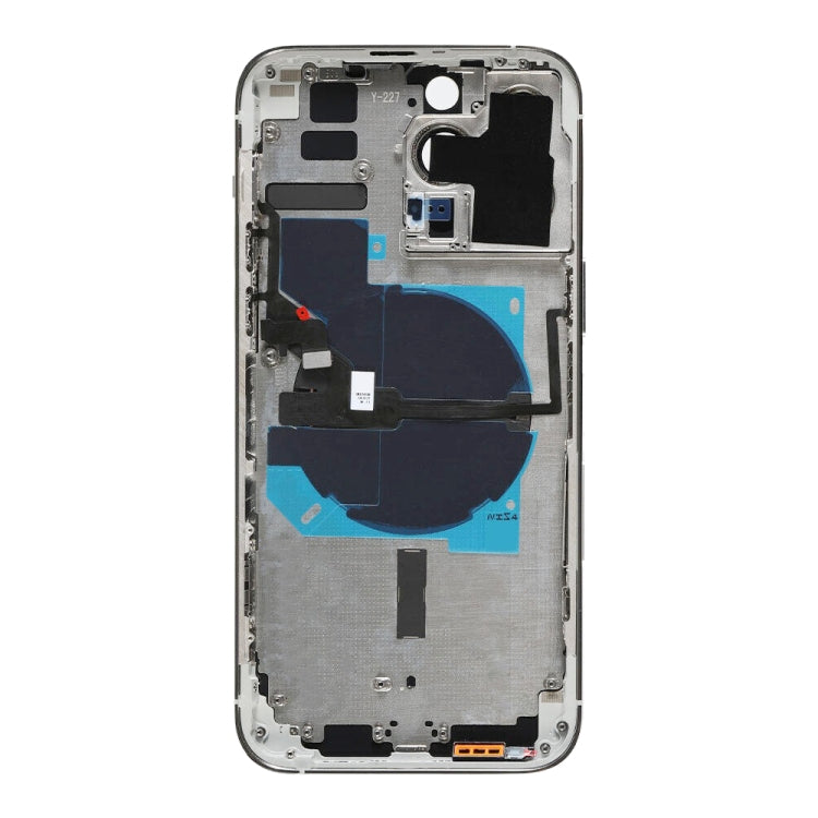 For iPhone 14 Pro Max Battery Back Cover with Power + Volume Flex Cable + Wireless Charging Module, Version:US Version