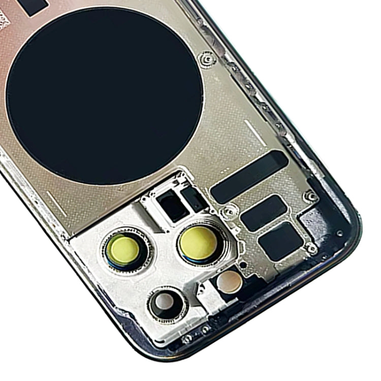For iPhone 14 Pro Battery Back Cover with Side Keys & Card Tray, Version:China Version