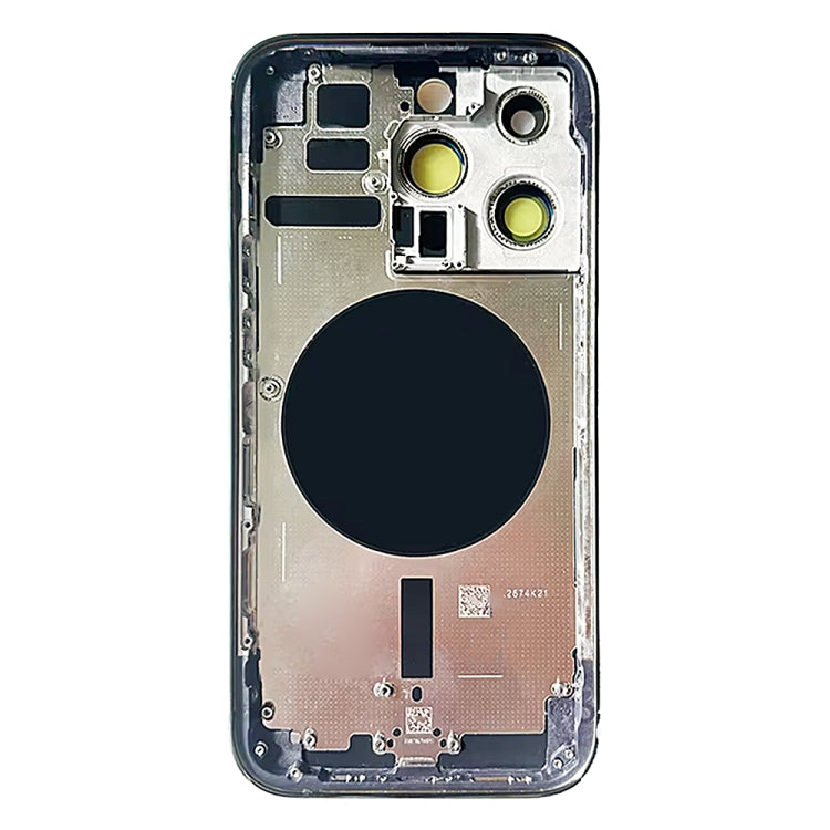 For iPhone 14 Pro Battery Back Cover with Side Keys & Card Tray, Version:CE EU Version