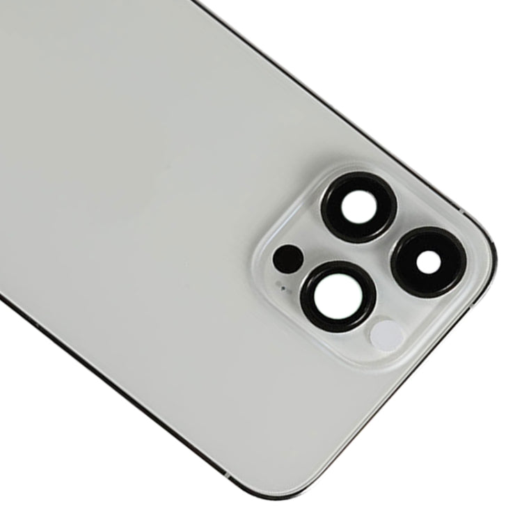 For iPhone 14 Pro Max Battery Back Cover with Side Keys & Card Tray, Version:US Version