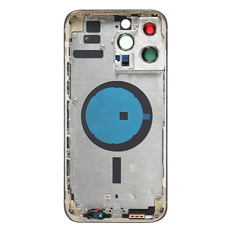 For iPhone 14 Pro Max Battery Back Cover with Side Keys & Card Tray, Version:CE EU Version