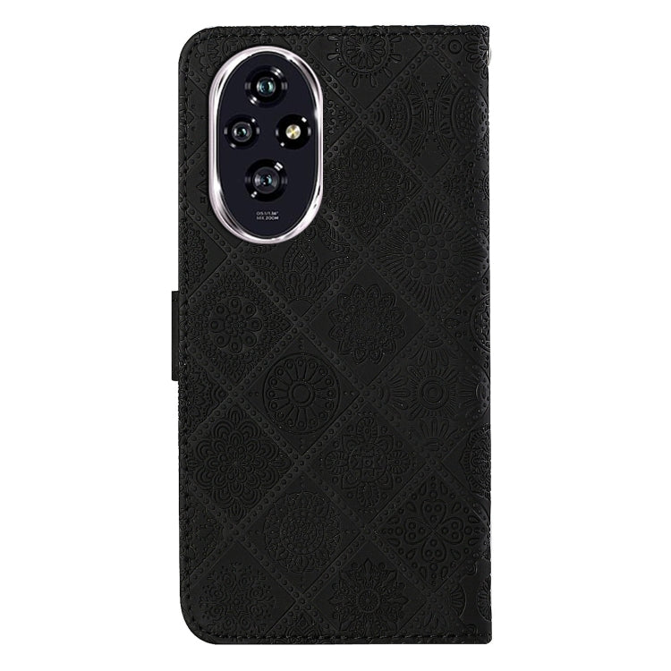 For Honor 200 Ethnic Style Embossed Pattern Leather Phone Case