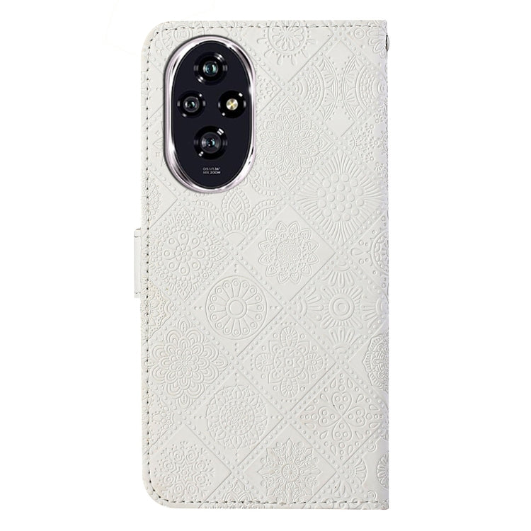 For Honor 200 Ethnic Style Embossed Pattern Leather Phone Case