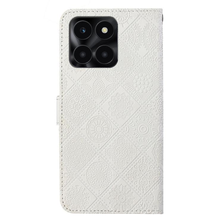 For Honor X6c 4G Ethnic Style Embossed Pattern Leather Phone Case