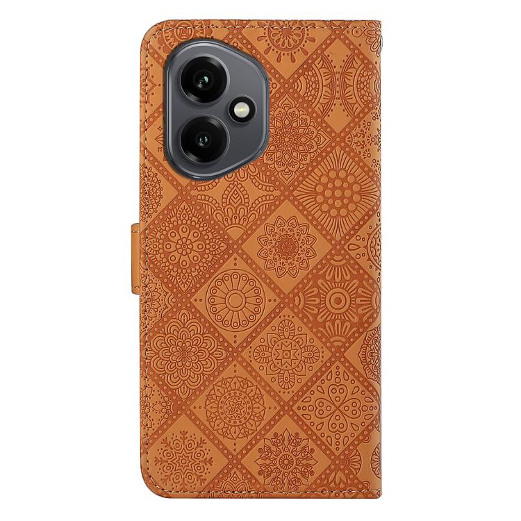 For Honor 400 Global 156.5mm Ethnic Style Embossed Pattern Leather Phone Case