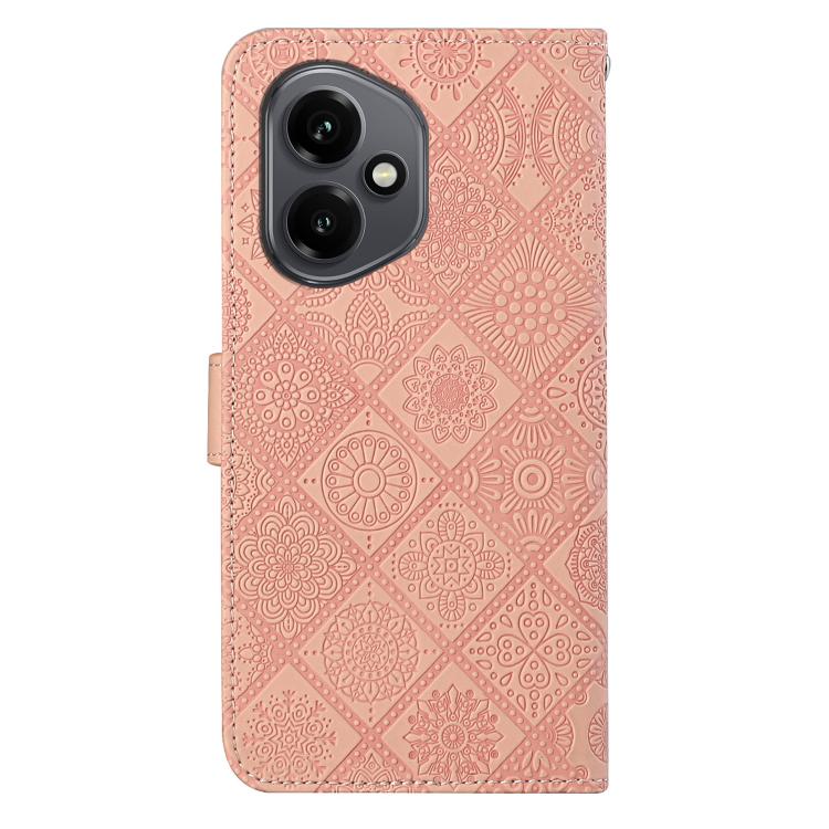 For Honor 400 Global 156.5mm Ethnic Style Embossed Pattern Leather Phone Case