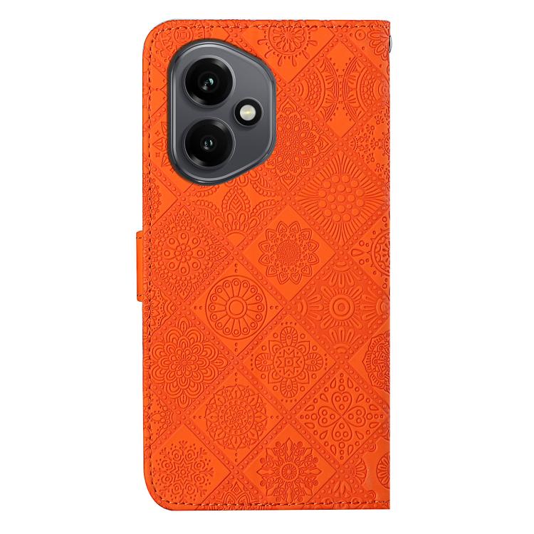 For Honor 400 Global 156.5mm Ethnic Style Embossed Pattern Leather Phone Case