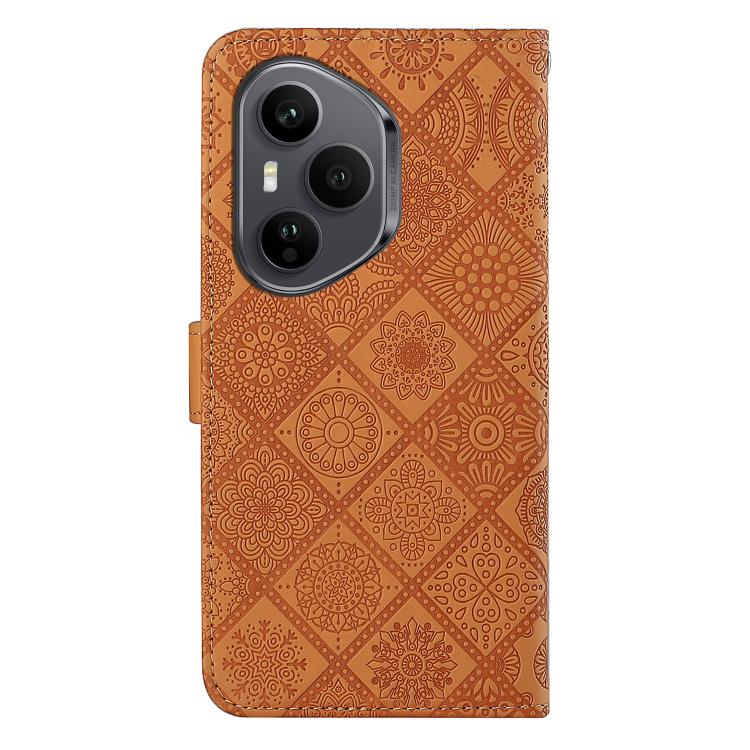 For Honor 400 Pro Global 160.8mm Ethnic Style Embossed Pattern Leather Phone Case