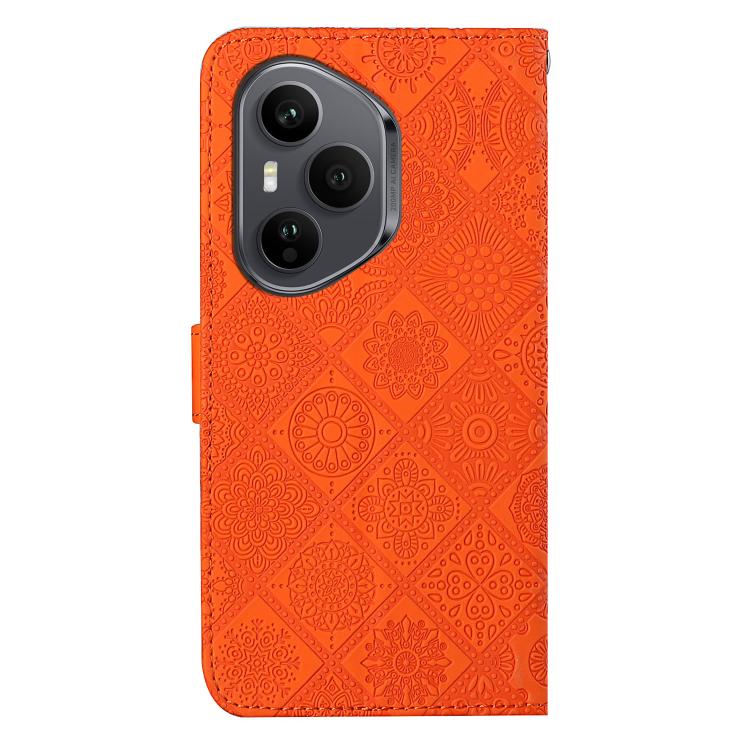 For Honor 400 Pro Global 160.8mm Ethnic Style Embossed Pattern Leather Phone Case
