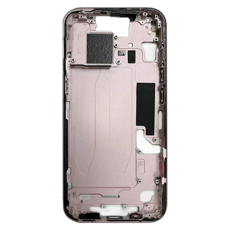 For iPhone 15 Middle Frame Bezel Plate with Side Keys + Card Tray, Version:US Version