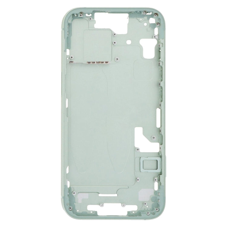 For iPhone 15 Middle Frame Bezel Plate with Side Keys + Card Tray, Version:China Version