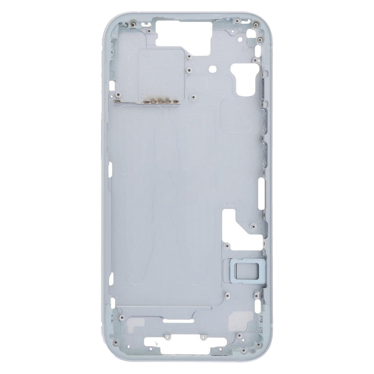For iPhone 15 Middle Frame Bezel Plate with Side Keys + Card Tray, Version:China Version