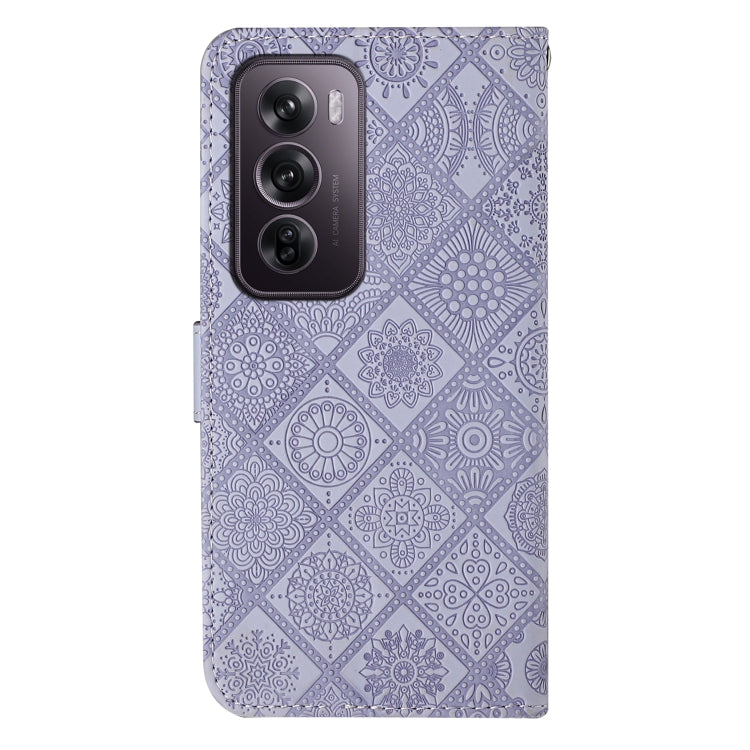 For OPPO Reno12 Pro Global Ethnic Style Embossed Pattern Leather Phone Case