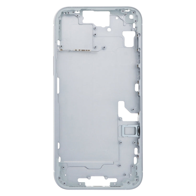 For iPhone 15 Plus Middle Frame Bezel Plate with Side Keys + Card Tray, Version:US Version