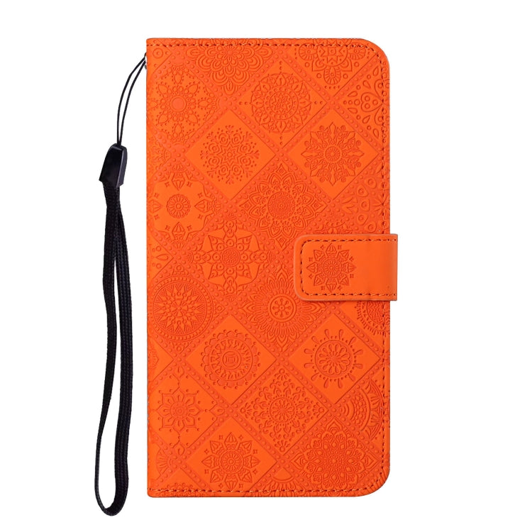 For Samsung Galaxy S24 FE 5G Ethnic Style Embossed Pattern Leather Phone Case