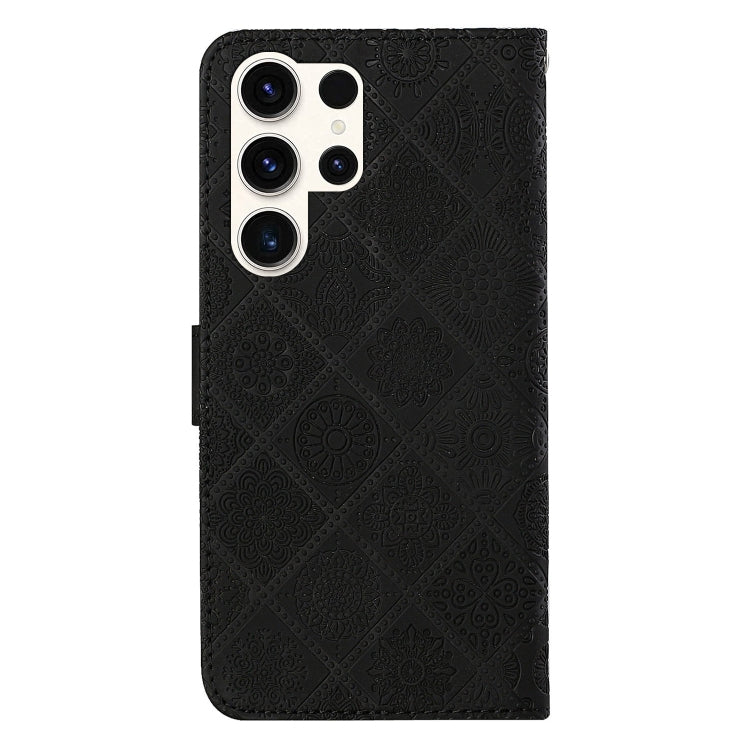 For Samsung Galaxy S25 Ultra 5G Ethnic Style Embossed Pattern Leather Phone Case