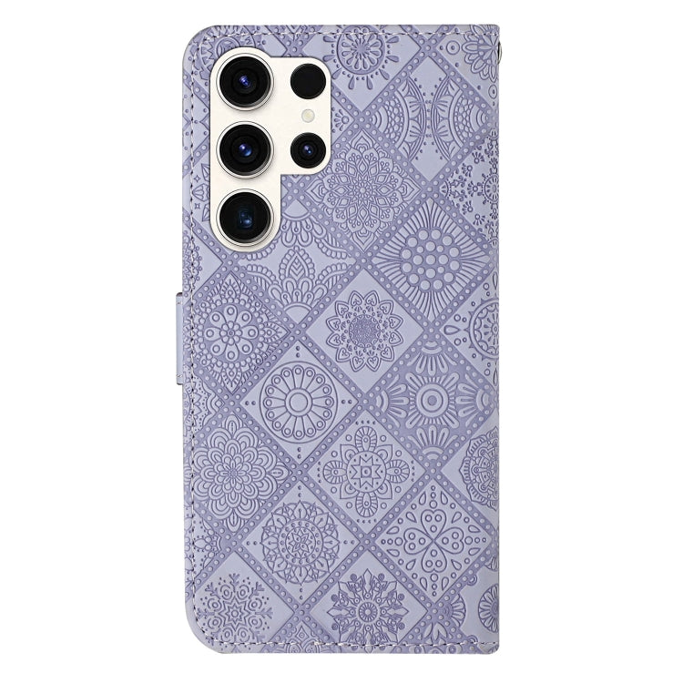 For Samsung Galaxy S25 Ultra 5G Ethnic Style Embossed Pattern Leather Phone Case