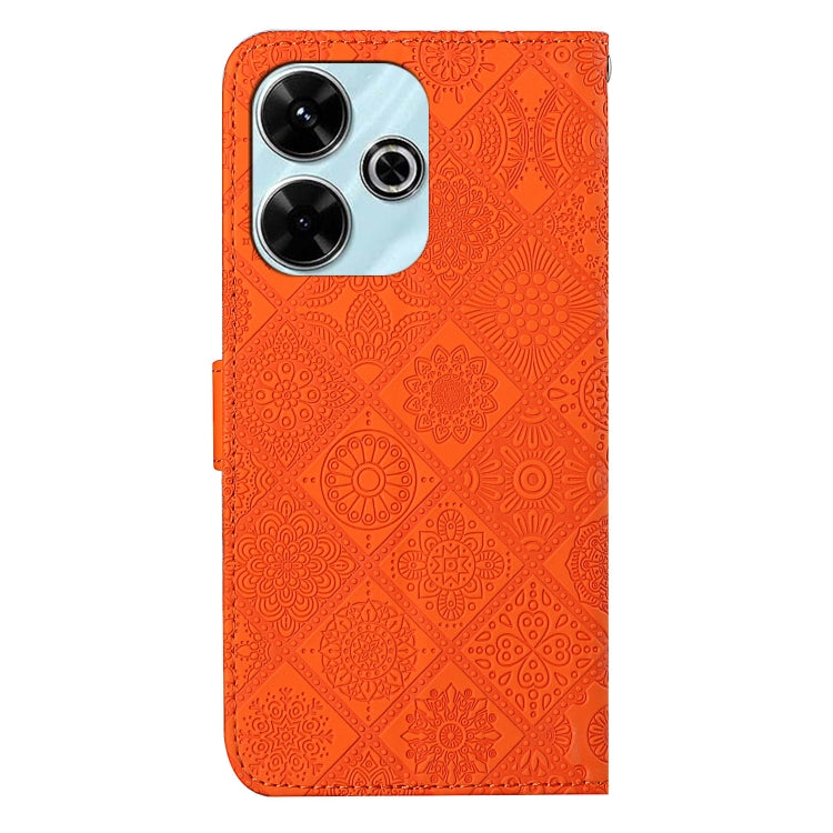 For Redmi 13 4G Ethnic Style Embossed Pattern Leather Phone Case