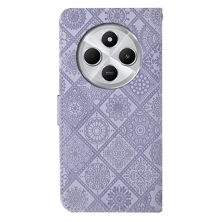 For Redmi 14C 4G Ethnic Style Embossed Pattern Leather Phone Case