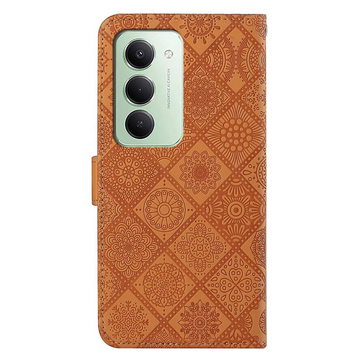 For Redmi 15 5G / 4G EU 171mm Ethnic Style Embossed Pattern Leather Phone Case
