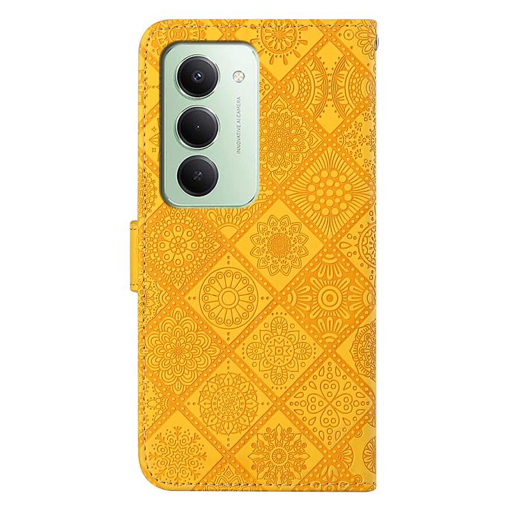 For Redmi 15 5G / 4G EU 171mm Ethnic Style Embossed Pattern Leather Phone Case