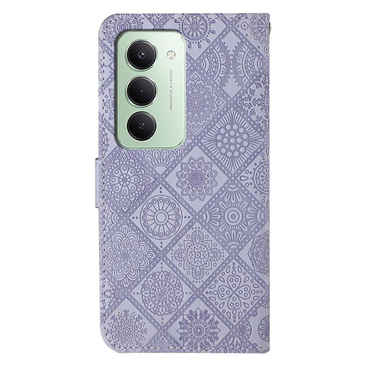 For Redmi 15 5G / 4G EU 171mm Ethnic Style Embossed Pattern Leather Phone Case