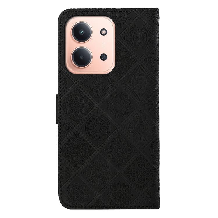 For Redmi 15C 5G / 4G EU 173mm Ethnic Style Embossed Pattern Leather Phone Case