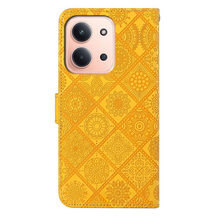 For Redmi 15C 5G / 4G Global 171mm Ethnic Style Embossed Pattern Leather Phone Case