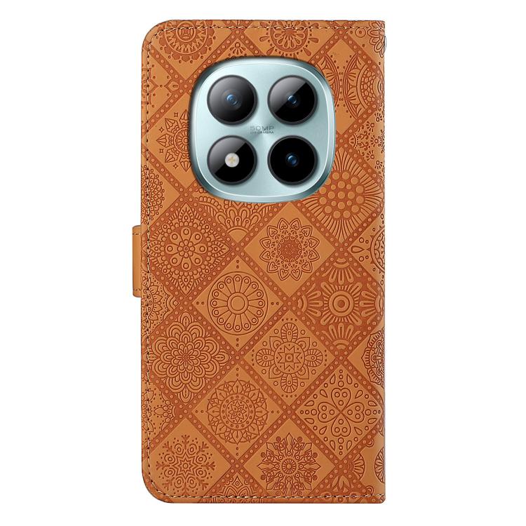 For Redmi Note 15 Pro 5G Global 163.6mm Ethnic Style Embossed Pattern Leather Phone Case