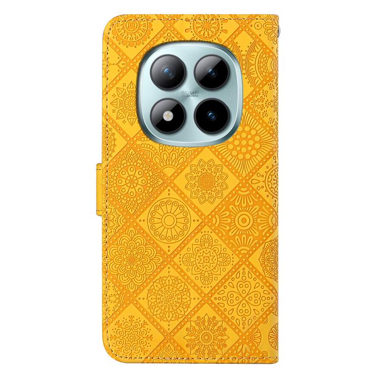 For Redmi Note 15 Pro 5G Global 163.6mm Ethnic Style Embossed Pattern Leather Phone Case
