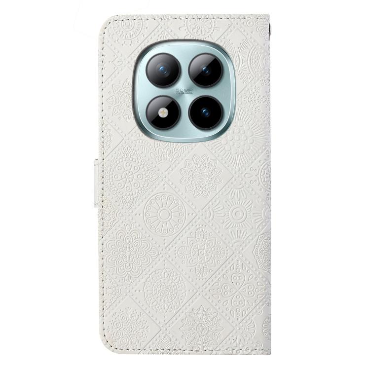 For Redmi Note 15 Pro 5G Global 163.6mm Ethnic Style Embossed Pattern Leather Phone Case