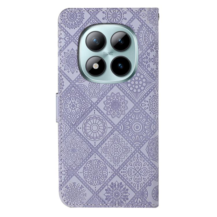 For Redmi Note 15 Pro 5G Global 163.6mm Ethnic Style Embossed Pattern Leather Phone Case