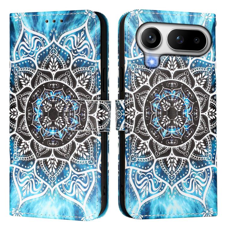 For Honor Magic8 Pro Air Colored Drawing Pattern Plain Weave Leather Phone Case