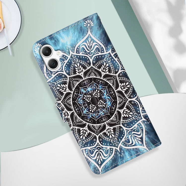 For Samsung Galaxy A06 4G Colored Drawing Pattern Plain Weave Leather Phone Case