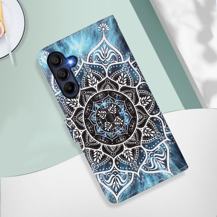 For Samsung Galaxy A26 5G Colored Drawing Pattern Plain Weave Leather Phone Case