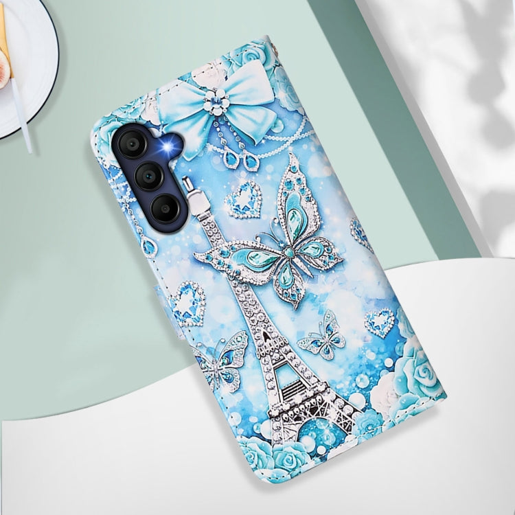 For Samsung Galaxy A26 5G Colored Drawing Pattern Plain Weave Leather Phone Case