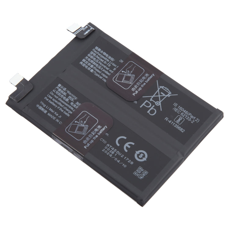 For vivo iQOO 9 Pro B-T8 4700mAh Li-Polymer Battery Replacement