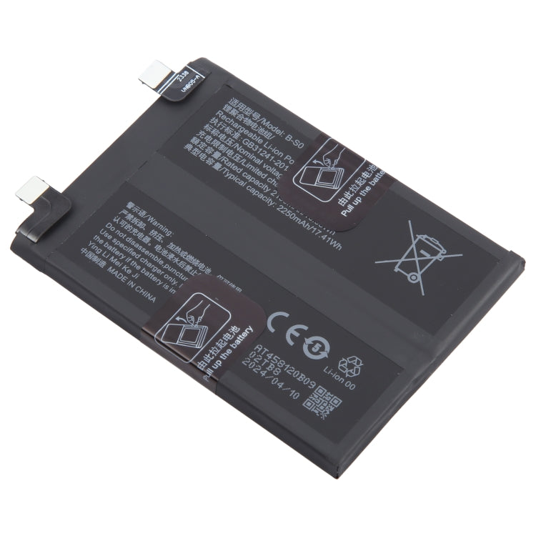 For vivo iQOO 8 Pro B-S0 4500mAh Li-Polymer Battery Replacement