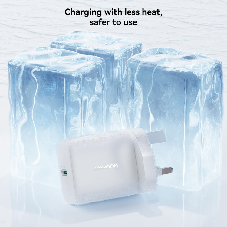 JOYROOM JR-TCF24 30W USB-C / Type-C Fast Charger, Specification:UK Plug - White