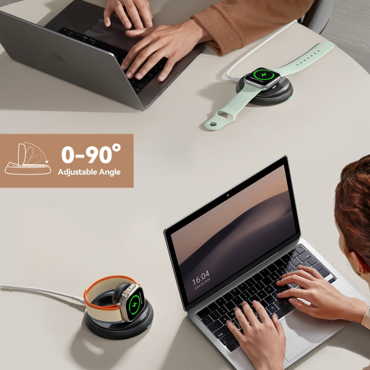 JOYROOM JR-W12 3W Foldable Magnetic Wireless Charger - Black
