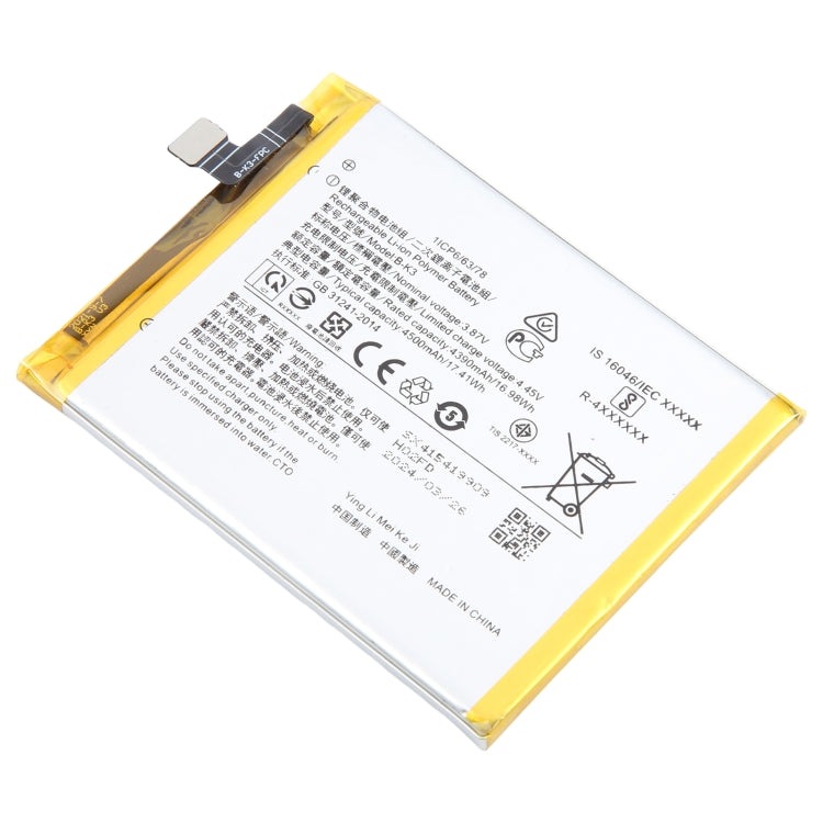 For vivo Y9s B-K3 4500mAh Li-Polymer Battery Replacement