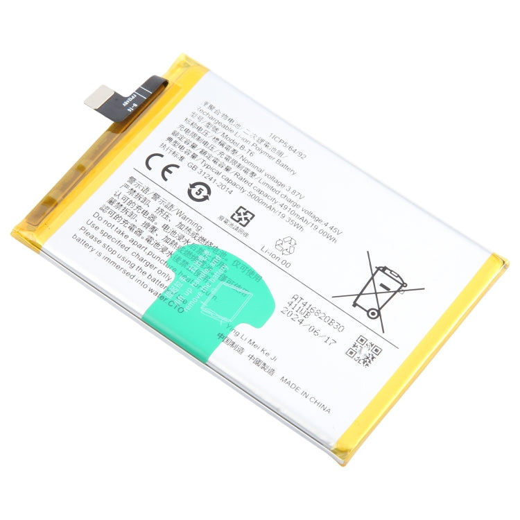 For vivo iQOO U5 B-T6 5000mAh Li-Polymer Battery Replacement