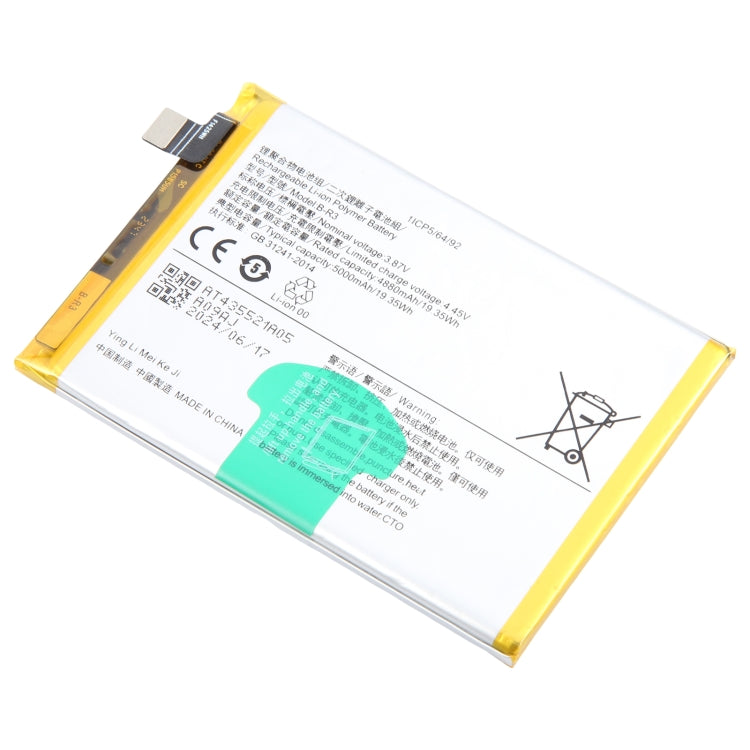 For vivo T1x 2021 B-R3 5000mAh Li-Polymer Battery Replacement